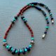 Native American Jewelry ❤ Turkusy, lapis lazuli, koral ❤ Niespotykany naszyjnik ❤