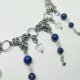 Choker Chainmaille Kamień Naturalnny Sodalit Stal Chirurgiczna Fairy