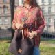 Zamszowa torba Hobo Bonita Czekoladowa