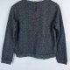 H&M bluzka melanż dzianinka zip / XS