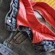 Upcycling'owe spodnie baggy jeansy