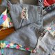 Upcycling'owe spodnie baggy jeansy