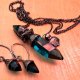 W.KRUK SREBRO I SWAROVSKI - KOLEKCJA MOTYLE - NASZYJNIK Z DUŻYM KRYSZTAŁEM - UNIKAT!!!