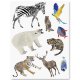 Naklejki dla dzieci Animals MINI ZOO