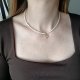 Choker z ptakiem