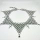 Choker stal chirurgiczna chainmail krzyże Gotycki naszyjnik  medieval