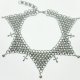 Choker stal chirurgiczna chainmail krzyże Gotycki naszyjnik  medieval