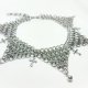 Choker stal chirurgiczna chainmail krzyże Gotycki naszyjnik  medieval
