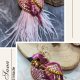 Artystyczna broszka z piór – biżuteria handmade dla miłośniczek stylu