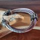CRAMIKA I RZEMIENIE - boho bransoletka hand made