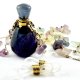 Wisior - Perfumetka + Łańcuszek okulary - Fiolet-Granat-Lila II
