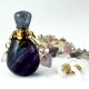 Wisior - Perfumetka + Łańcuszek okulary - Fiolet-Granat-Lila II