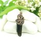 Kwarc dymny wisiorek wire wrapping