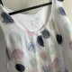 30% silk 70%viscose Made in Italy efektowna ciekawa w grochy