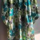 Marimekko styl  płócienna koszulowa sukienka