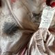 Silk i viscosa - made in Italy  - oryginalna asymetryczna zwiewna bluzka
