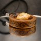"Muszla" – wspomnienie natury zamknięte w drewnie - pirografia, skorupa, dzień matki, prezent