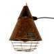 Industrialna lampa wisząca, grzewcza, Narva Leuchen, Niemcy, lata 70.