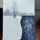 Razem w smutku i radości na zawsze Akwarela original 30/21 cm