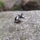 Kropki w czerni - kolczyki