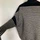 Sweter w paski wełna All Saints