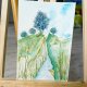 Akwarela "Pejzaż" 12*18 cm
