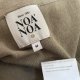 NOA NOA OLIWKOWY sweterek 10%caschmere 90%Cotton