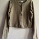 NOA NOA OLIWKOWY sweterek 10%caschmere 90%Cotton