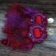 Etniczne kolczyki soutache z piórkami