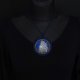 Granatowy wisior soutache