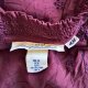 Bordowa bluzka z haftem angielskim H&M – 100% wiskoza, rozmiar M
