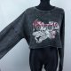 Missguided luźna bluza sznurowana crop bawełna 10 / 38