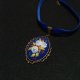 Ręcznie haftowany choker  BLUE SKY