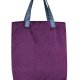 Torba Mr.m Velvet burgundowa - uszy skóra naturalna