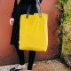 Torba Mr.m Velvet złota - uszy skóra naturalna