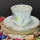 Porcelana kostna Balmoral Castle filiżanka i spodek kwiaty i jagody