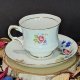 Porcelana kostna Balmoral Castle filiżanka i spodek kwiaty i jagody