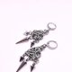 Kolczyki chainmaille z kolcami ze stali chirurgicznej wodoodporne punk