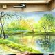 Spacer po parku wiosennym 30*40cm. Original Akwarela