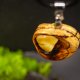 Wisiorek "Bursztyn Żywiołów" – zaklęta siła natury i ognia,octowiec, pirografia, prezent; Amber and Wood Pendant, biżuteria na Dzień Matki