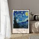 ZESTAW PLAKATÓW - 30x40 cm,  4 części, Reprodukcje Van Gogh (set194)