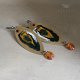 Kolczyki Fish With Orange Tails