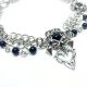 Choker w stylu gotyckim – stal chirurgiczna i szklane koraliki | biżuteria handmade | royal | gothic | fantasy | dark princess