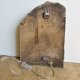 Lampa z plastra drewna loft japandi wabi-sabi /3