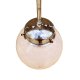 Artdecowska Lampa wisząca, Napako, Czechosłowacja, lata 40.
