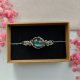 Bransoletka Labradoryt stal chirurgiczna handmade wirewrapping