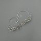 Oryginalne nausznice kolczyki labradoryt wire wrapping zausznice