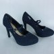 New Look zamszowe czółenka navy 37 - 23,5 cm