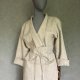 Kimono sukienka 100% len kawa z mlekiem.