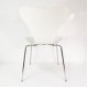 Designerskie krzesło, motyl mod. 3107, Fritz Hansen, proj. A. Jacobsen, Dania 1969 r.